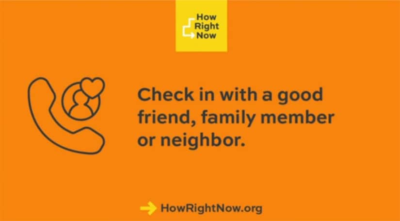 How Right Now program ad