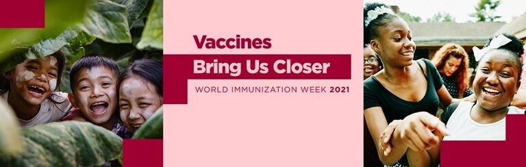 Vaccines Bring Us Closer banner