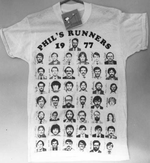 The T-shirt was made for Phillip Brachman, who was director of the EIS at the time and it was for the EIS Conference Fun Run. 