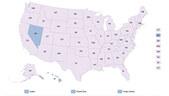Map of United States