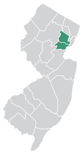 New Jersey Site Tracking Area Map