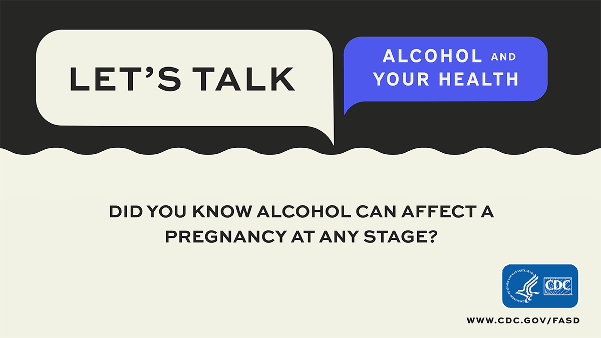 Let’s Talk graphic for patients who are pregnant or intend to be pregnant soon