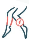 Illustration for severe swelling, redness or pain of leg or arm