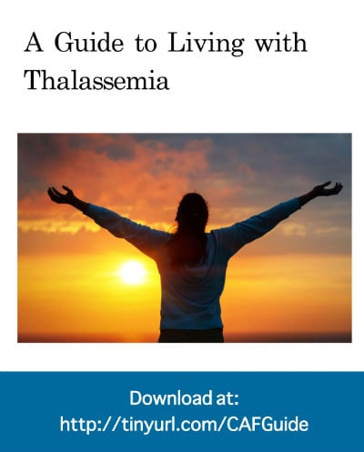 Cover image of publication %26ldquo;Guide to Living with Thalassemia%26rdquo;