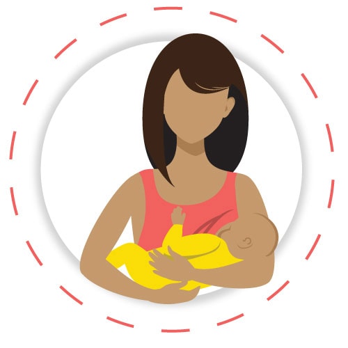 Icon: Breastfeeding mother