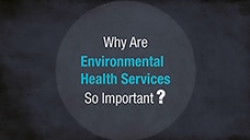 Graphic with a circle that reads Why Are Environmental Health Services So Important?