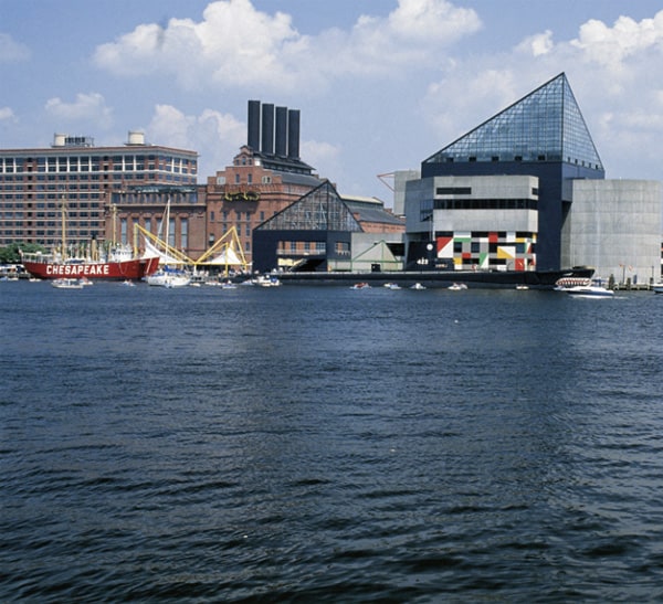 The waterfront in Baltimore