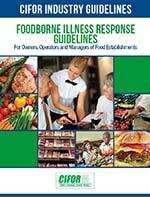 CIFOR Foodborne Illness Response Guidelines cover