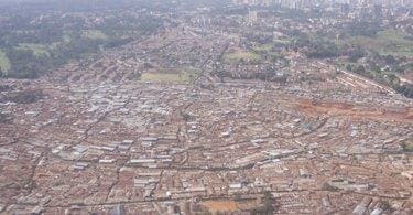 Airshot picture of Kibera