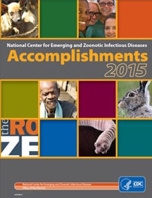  Cover of NCEZID Work and Accomplishments 2015