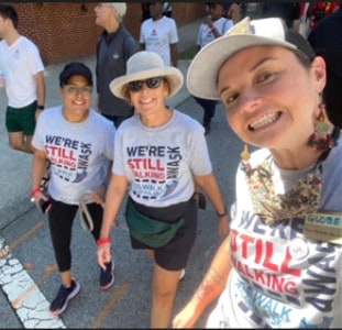 A group of colleagues participating in AIDS Walk Atlanta