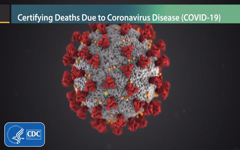 Video thumbnail, Certifying Deaths Due to Coronavirus Disease (COVID-19)
