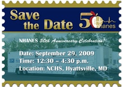 Save the Date - NHANES 50th Anniversary Celebration, Sept. 29th, 12:30-4:30 p.m. NCHS, Hyattsville, MD