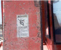 Figure 4. Sky Track Warning Sign
