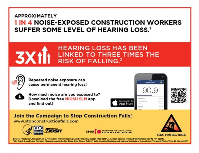 Noise exposed construction workers