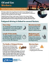 Oil and Gas Workers: How to Prevent Fatigued Driving at Work