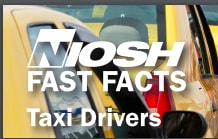 NIOSH Fast Facts coversheet with a yellow taxi