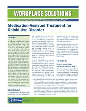 Medication-Assisted Treatment for Opioid Use Disorder - document number 2019-133