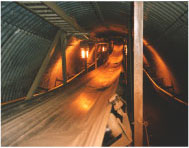 Second conveyor belt.