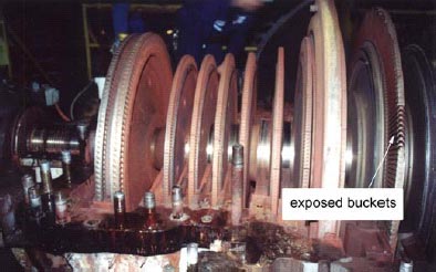 Figure 3.  Turbine Shaft and Rings
