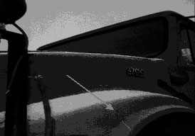Picture 2.  Gear shift lever with shifting diagram from owners manual