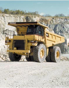 View of an off-road dump similar to the one involved in the incident.