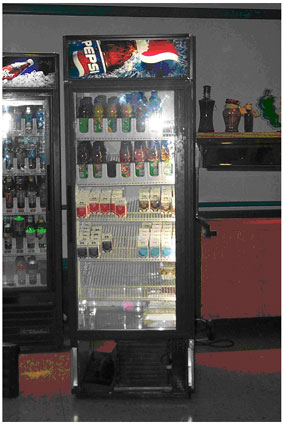 Cooler similar to the one in the restaurant.