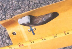 Figure 5. Broken hook, passenger side