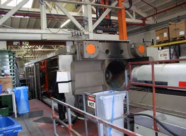 Exhibit #1. View of the plastic injector mold involved in this incident.