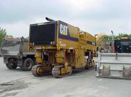 Figure 1 – Rear of the milling machine involved in the incident.