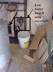 Figure 1. View of area near boiler