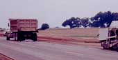 Photo of the Back of the Asphalt Truck