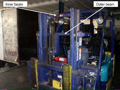 Exhibit #1: A picture of a forklift similar to the one involved in the incident. 