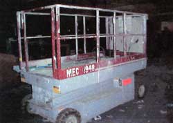 Photo 2. Scissor Lift