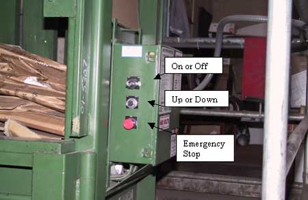 Figure 3. Baler control console.