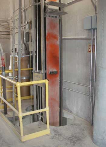 Figure 2. Manlift -- Descending Side