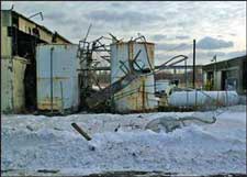 Photo 3. Incident site, facing south. (Police Photo)