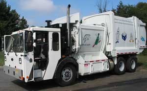 Photo 1. Recycling Collection Truck