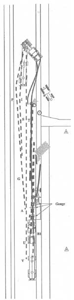 path of the semi