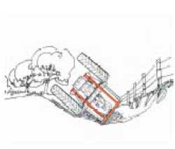 drawing of a tractor rollover