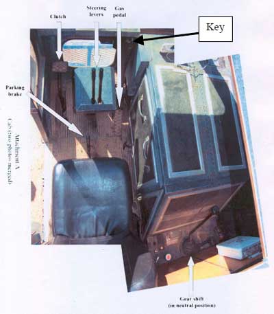 Inside the cab of the go-tract