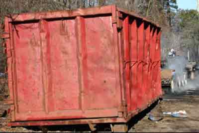 roll-off container
