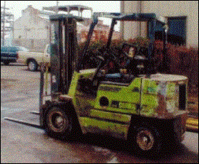 image  			of forklift the victim was using