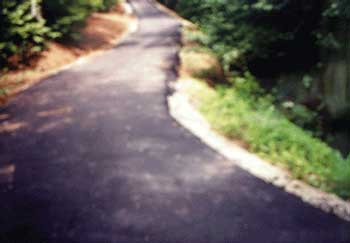 View of the embankment.