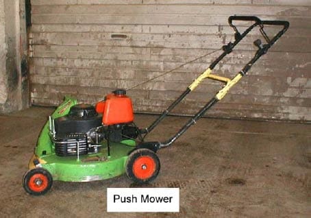 Figure 2 Push mower