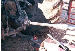 Figure 1 - Unguarded PTO shaft