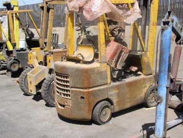 Exhibit #1. View of a forklift similar to the one involved in the incident.