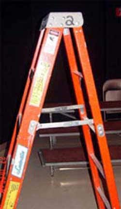 Figure 2. Ladder involved in fall.