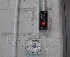 Figure 2. Remote garage door opener by pedestrian door