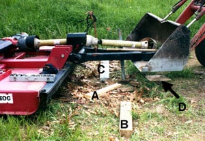 Figure 3. Wood used for mower support